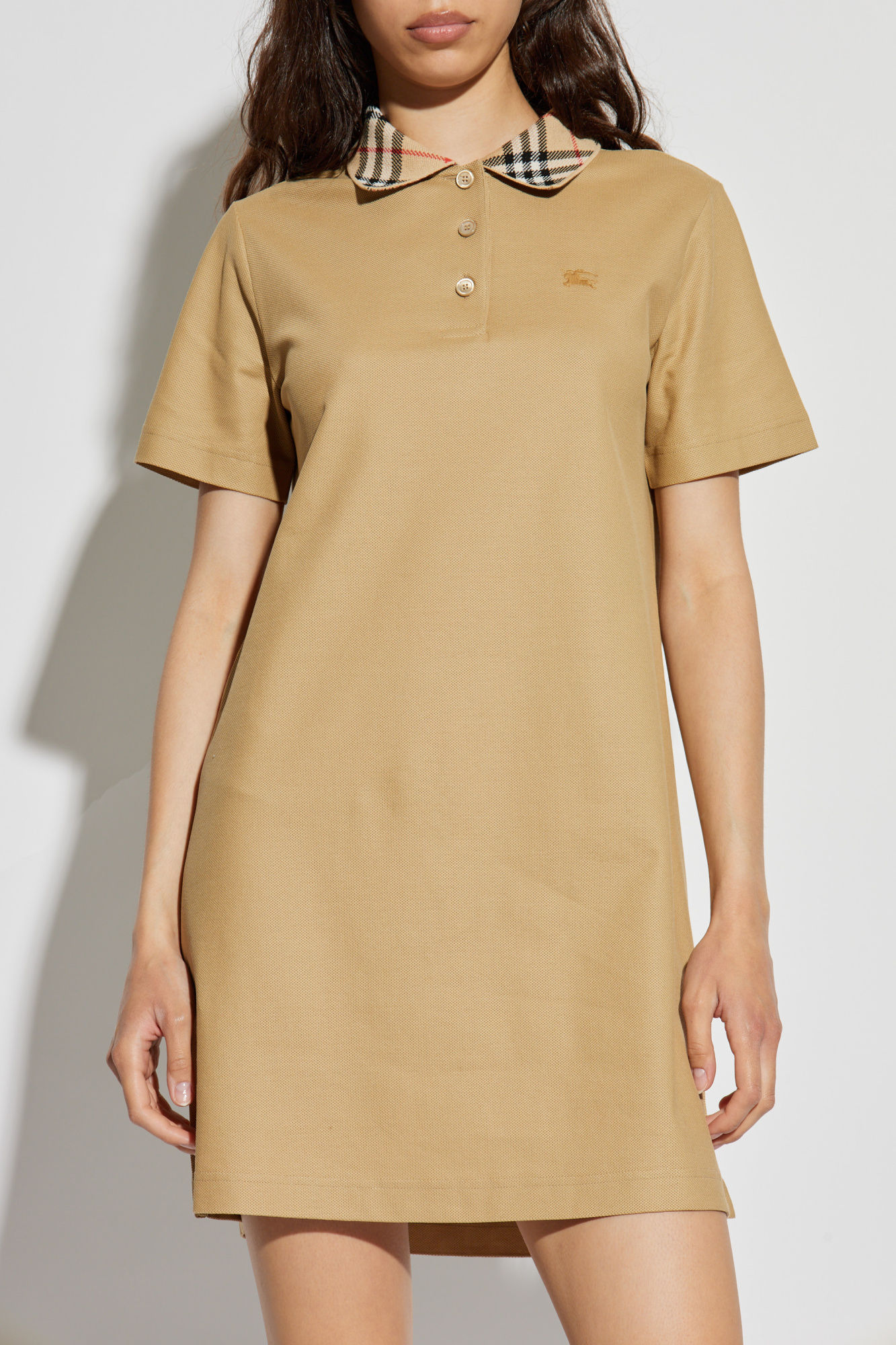 ワンピース BURBERRY LINEN AND COTTON DRESS Burberry Little Girl's & Girl's Check Cotton Dress | Saks